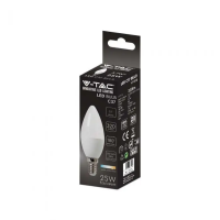 V-TAC VT-1818 LAMPADINA LED E14 3.7W BIANCO CALDO A CANDELA LED214216 2