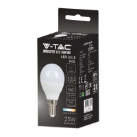 V-TAC VT-1819 LAMPADINA LED MINIBULBO P45 E14 3.7W BIANCO FREDDO BULBO LED214124 2