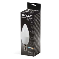 V-TAC VT-1855 LAMPADINA LED E14 4.5W BIANCO FREDDO A CANDELA LED2142411
