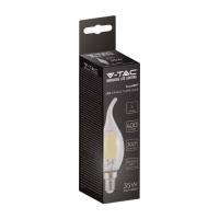 V-TAC VT-1997 LAMPADINA LED E14 4W FILAMENTO BIANCO FREDDO A FIAMMA LED214430 1