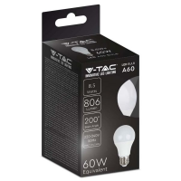V-TAC VT-2099 LAMPADINA LED E27 8,5W BIANCO NATURALE LED217261