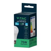 V-TAC VT-211 LAMPADINA LED E27 A60 10.5W BIANCO FREDDO CHIP SAMSUNG LED21179 1