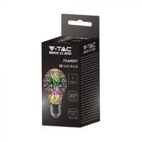 V-TAC VT-2203 LAMPADINA LED E27 A60 3W EFFETTO 3D BIANCO CALDO LED212704 2