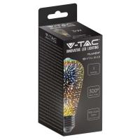 V-TAC VT-2223 LAMPADINA LED E27 ST64 3W EFFETTO 3D BIANCO CALDO LED212705 1