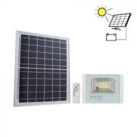 V-TAC VT-25W FARO LED 12W BIANCO FREDDO IP65 CON TELECOMANDO E PANNELLO SOLARE LED10405 0