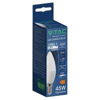 V-TAC VT-268 LAMPADINA LED E14 6.5W BIANCO NATURALE A CANDELA CHIP CREE LED2111216 1