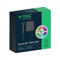 V-TAC VT-2835 KIT STRISCIA LED 6W RGB IP67 5 METRI CON PANNELLO SOLARE E TELECOMANDO LED23046 1