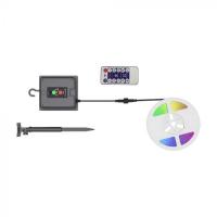 V-TAC VT-2835 KIT STRISCIA LED 6W RGB IP67 5 METRI CON PANNELLO SOLARE E TELECOMANDO LED23046 2