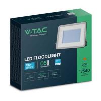 V-TAC VT-44200  FARO LED 200W NERO CON CHIP LED SAMSUNG BIANCO FREDDO LED10028 1