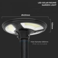 V-TAC VT-45W LAMPADA LED 7.5W B.NATURALE PANNELLO SOLARE E SENSORE PIR E CREPUSCOLARE IP65 LED5150 1