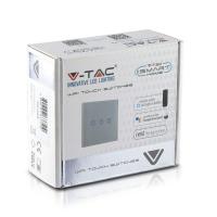 V-TAC VT-5005 INTERRUTTORE TOUCH DIMMER WIFI COMPATIBILE AMAZON ALEXA E GOOGLE HOME IP40 LED8425 2