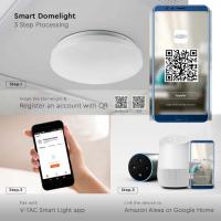 V-TAC VT-5138 PLAFONIERA LED 36W COMPATIBILE CON AMAZON ALEXA E GOOGLE HOME RGB+WW+CW LED7695 3
