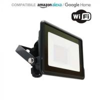 V-TAC VT-5185 FARO 50W RGB + BIANCO 3IN1 COMPATIBILE AMAZON ALEXA E GOOGLE HOME  IP65 LED3026 0