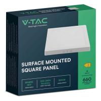 V-TAC VT-60006  MINIPANNELLO SUPERFICIE LED 6W QUADRATO BIANCO NATURALE LED10493 1