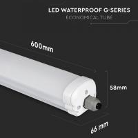 V-TAC VT-6076 PLAFONIERA LED 18W BIANCO NATURALE 60CM CHIP CREE IP65  LED2162836 1