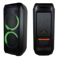 V-TAC VT-6308-2 SPEAKER TROLLEY 40W RICARICABILE MICROFONO E TELECOMANDO LED8980 1