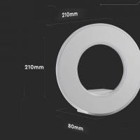 V-TAC VT-710 LAMPADA LED BIANCA PARETE 9W CIRCOLARE BIANCO NATURALE IP20 LED8226 2