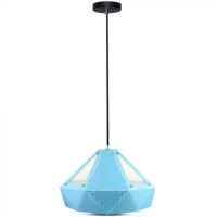 V-TAC VT-7310 PORTALAMPADA SOSPENSIONE PRISMA ATTACCO E27 BLU IP20 LED3946 0