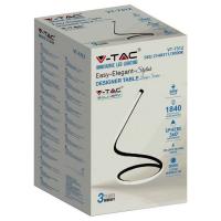 V-TAC VT-7312 LAMPADA DA TAVOLO LED 20W SPIRALE CORPO NERO LUCE CALDA LED2140311 3