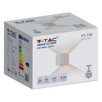 V-TAC VT-756 LAMPADA LED 5W UP DOWN BIANCO CALDO BIANCA LED217082 3