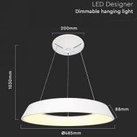 V-TAC VT-7755 LAMPADA LED SOFFITTO BIANCO 48W BIANCO CALDO DIMMERABILE LED6903 1