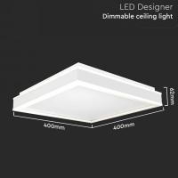 V-TAC VT-7757 LAMPADA LED SOFFITTO BIANCO 38W BIANCO NATURALE LED6915 1