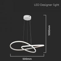 V-TAC VT-7799  LAMPADA LED SOFFITTO BIANCA 20W BIANCO CALDO LED8013 1