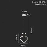 V-TAC VT-7917  LAMPADA LED BIANCA 12W SOFFITTO BIANCO CALDO LED15000 1