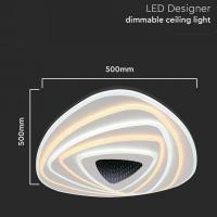 V-TAC VT-7959 LAMPADA LED SOFFITTO BIANCO 120W LUCE 3IN1 IP20 CON TELECOMANDO LED15357 1