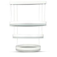 V-TAC VT-82-3D LAMPADA LED SOFFITTO 86W 3 ANELLI BIANCO LUCE CALDA DIMMERABILE LED213989 1