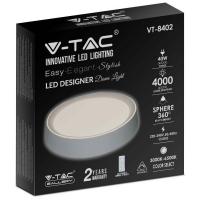 V-TAC VT-8402 PLAFONIERA TONDA 20W/40W 3IN1 IP20 DIMMERABILE CON TELECOMANDO LED2114761 1