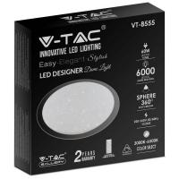 V-TAC VT-8555 PLAFONIERA TONDA 30W/60W 3IN1 EFFETTO STELLATO IP20 DIMMERABILE CON TELECOMANDO LED2114551 2