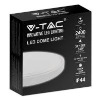 V-TAC VT-8624W-RD PLAFONIERA TONDA 24W BIANCO CALDO BIANCA IP44 LED7618 1