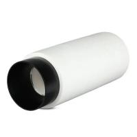 V-TAC VT-865 PORTALAMPADA SUPERFICIE SPOT GU10 ROTONDO GESSO+METALLO COLORI BIANCO+NERO LED3136 1