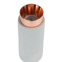 V-TAC VT-865 PORTALAMPADA SUPERFICIE SPOT GU10 ROTONDO GESSO+METALLO COLORI GRIGIO+ROSE GOLD LED3137 1