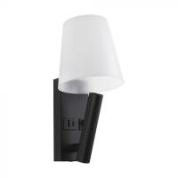 V-TAC  VT-88062 LAMPADA LED PARETE NERA 2W BIANCO CALDO IP20 CHIP CREE CON PRESA LED240016 0