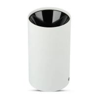 V-TAC VT-882 PORTALAMPADA SUPERFICIE SPOT GU10 ROTONDO COLORI BIANCO+NERO LED8589 1