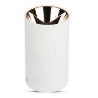 V-TAC VT-882 PORTALAMPADA SUPERFICIE SPOT GU10 ROTONDO COLORI BIANCO+ROSE GOLD LED8592 1