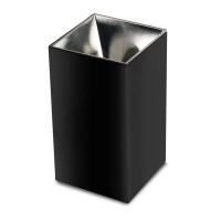 V-TAC VT-882 PORTALAMPADA SUPERFICIE SPOT GU10 QUADRATO COLORI NERO+CROMO LED8994 0