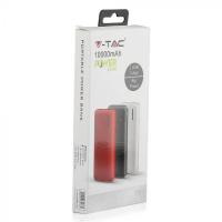 V-TAC VT-3518 POWER BANK  10000MAH NERO LED8897 1