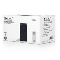 V-TAC VT-893  PORTALAMPADA PARETE G9 (MAX 2*25W)  RETTANGOLARE CEMENTO GRIGIO SCURO IP20 LED8694 1