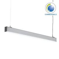 V-TAC VT-7-43 PLAFONIERA LINEARE SLIM 40W SOSPENSIONE NATURALE SAMSUNG ARGENTO IP20 DIMMERABIL LED21384 0