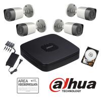 DAHUA  KIT VIDOSORVEGLIANZA DAHUA 4 TELEC. VARIFOCALE E HD500G VISVKD-904-TV 0