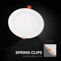 V-TAC VT-2207CCT PANNELLO LED MINI 22W ROTONDO BIANCO CCT DA INCASSO CREE LED2164236 3