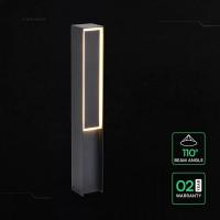 V-TAC VT-10190 PALETTO LED DA GIARDINO 8W QUADRATO 3000K IP54 LED24318 3