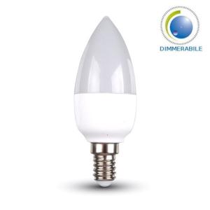 v-tac VT-1854D LAMPADINA LED E14 6W CALDA A CANDELA DIMMERABILE LED4213