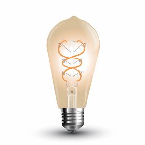 v-tac VT-2065 LAMPADINA LED E27 5W FIL. VINTAGE AMBRATA BIANCO CALDO LED7218
