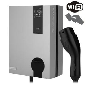 tecno-eshop RD-NEO-11-C5 CARICABATTERIA WALL BOX EV TRIFASE 11KW CAVO 5 METRI TIPO 2 WIFI E RFID GRIGIO VISRD-NEO-11-C5-S