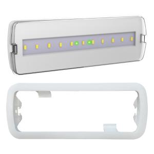 alcapower AP49116 LAMPADA LED EMERGENZA INCASSO O SUPERFICIE 3,5W B.FREDDO 400LM IP20 ALC930473