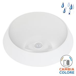 alcapower PL15-RS PLAFONIERA LED 15W TONDA CON SENSORE IR IP65 3 IN 1 ALC930373